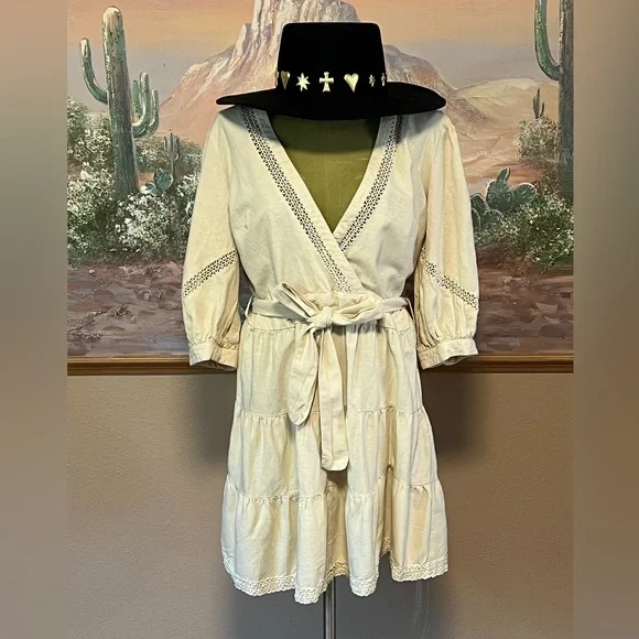 boho dress venus SPELL Venus RISING Birth of Venus Tunic Dress Caramel